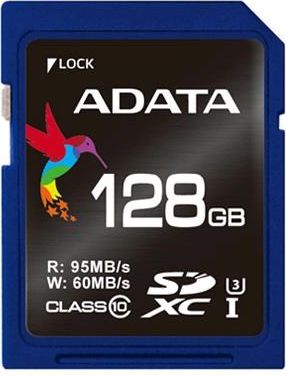 ADATA 128GB SDXC UHS-I U3 V30S 95MB/60MB atmiņas karte