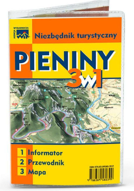 Niezbednik turystyczny Pieniny 3w1 WIT 172165 (9788389580399) Literatūra