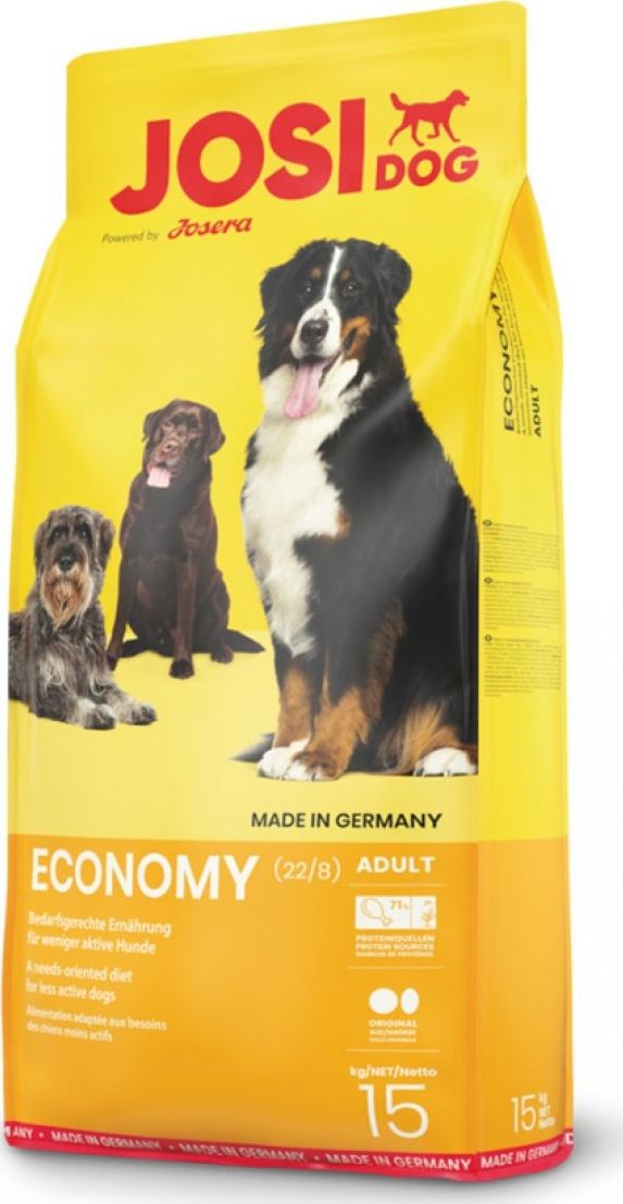 Arion Sausā suņu barība Josera JosiDog Economy 15kg barība suņiem