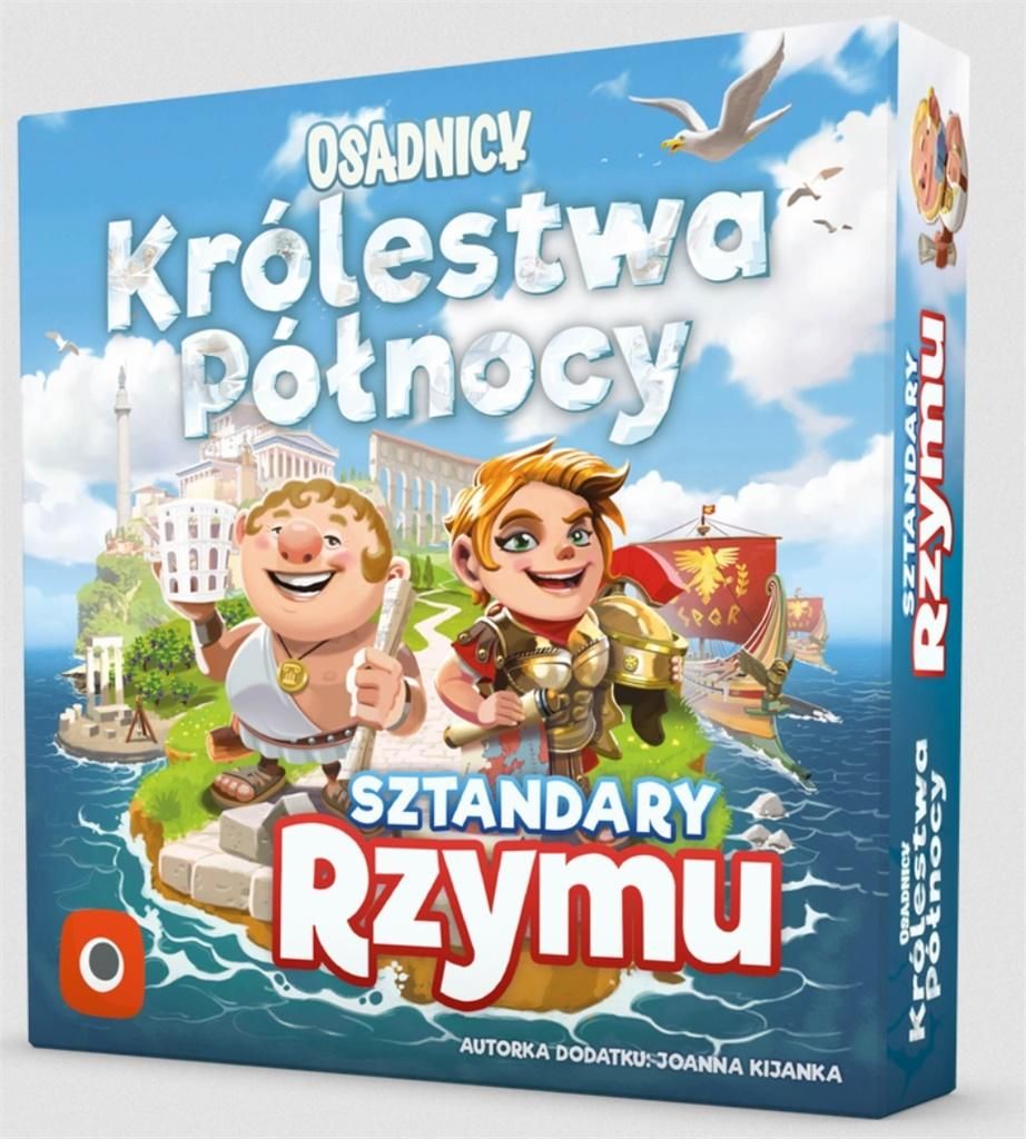 Portal Games Dodatek do gry Osadnicy Krolestwa Polnocy Sztandary Rzymu GXP-722921 (5902560382938) galda spēle