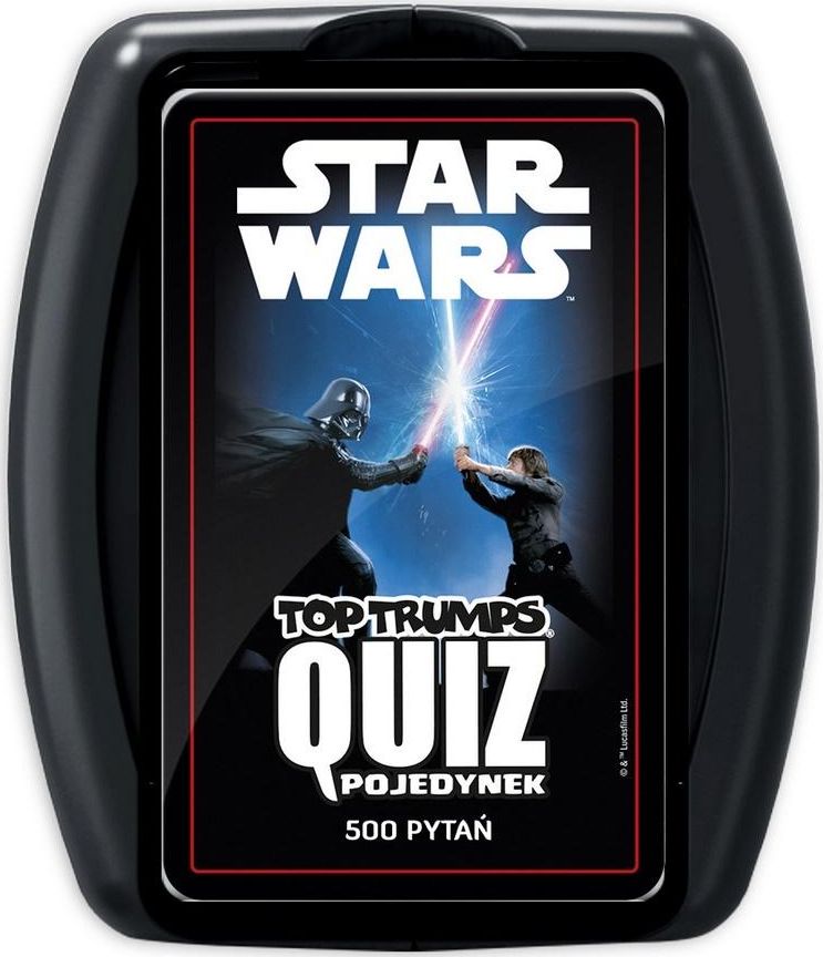 Winning Moves Gra Top Trumps Quiz Star Wars Pojedynek GXP-721748 (5036905037112)