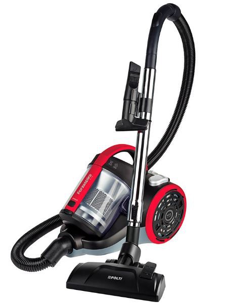 Polti Vacuum cleaner Forzaspira C110_Plus Bagless, Dry cleaning, Power 800 W, Dust capacity 2 L, 80 dB, Black/Red 8007411011580 Putekļu sūcējs