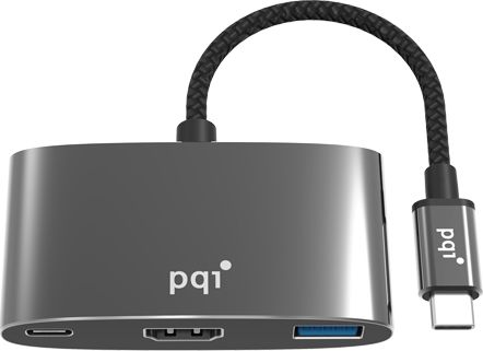 Stacja/replikator PQI Pro Hub USB-C Multi Hub USB-C 3-Port dock stacijas HDD adapteri