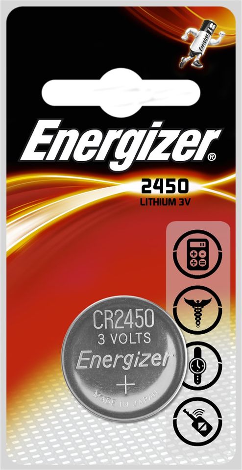 Energizer Battery CR2450 1pc. Baterija