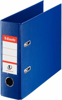 Segregator Esselte No.1 Bankowy dzwigniowy A5 75mm niebieski (10K167C) 10K167C (4049793007724)