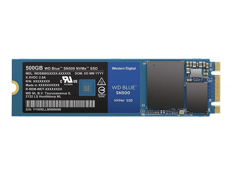 WD Blue SN500 NVMe SSD 250GB M.2 PCI-E 1700/1300MB/s SSD disks