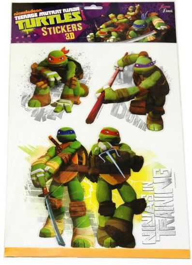 Euro Trade Dekoracja scienna 3D Teenage Mutant Ninja Turtles - 301094 301094 (5901350228197)