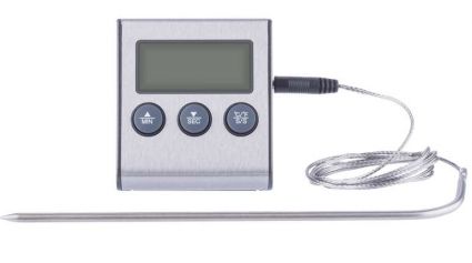 Emos Food thermometer with probe and timer -20 / + 250 ° C - E2157 Virtuves piederumi