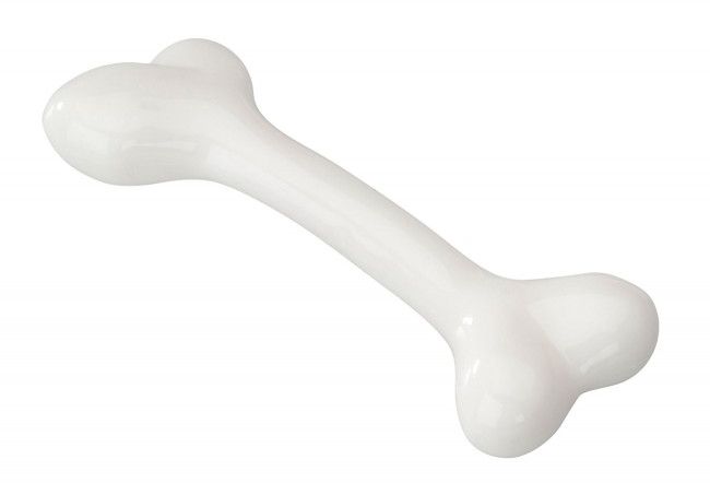 EBI Zabawka Rubber Bone Biala/Wanilia L 20.25cm VAT010082 (4047059421260) aksesuārs suņiem