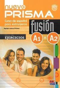 Nuevo Prisma fusion A1+A2 ejerc. + CD 252677 (9788498485226) Literatūra