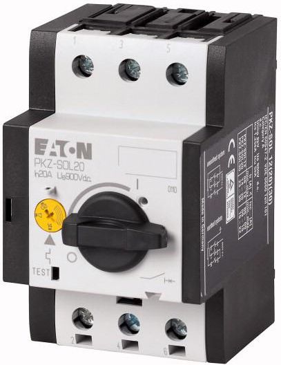 Eaton Wylacznik do instalacji fotowoltaicznych 2P 12A DC PKZ-SOL12 (120937) 120937 (4015081187676) komutators