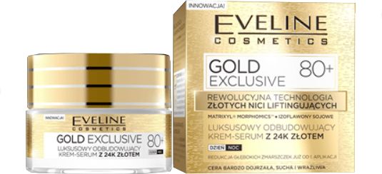 Eveline Gold Lift Expert 80+ Regenerating Cream-Serum for Day and Night 50ml kosmētika ķermenim