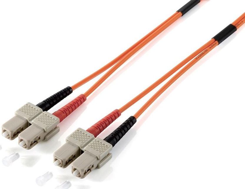 Equip LWL Patchkabel SC->SC  1.00m Singlemode Duplex OS2  ge Polybeutel apgaismes ķermenis