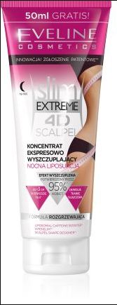 Eveline Serum wyszczuplajace Slim Extreme 4D Scalpel Nocna Liposukcja 087685 (5901761967685) kosmētika ķermenim