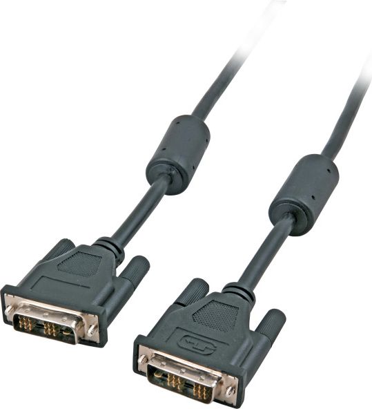 EFB DVI-D SingleLink,2x DVI-D 18+1,St.-St.,AWG 28,5,0m,sw datortīklu aksesuārs