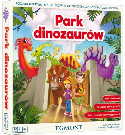 Egmont Gra planszowa Park Dinozaurow 271211 (5908215009588) galda spēle