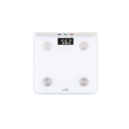 ETA Scales Laura ETA078190000 Body analyzer, Maximum weight (capacity) 180 kg, Accuracy 100 g, White 8590393292813 Svari