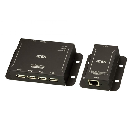 Aten 4-Port USB 2.0 CAT 5 Extender  (up to 50m) 4719264647154 KVM komutators