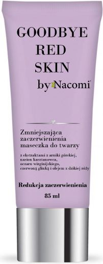 Nacomi Maseczka do twarzy zmniejszajaca zaczerwienienia Goodbye red skin 85ml 5902539701821 (5902539701821)