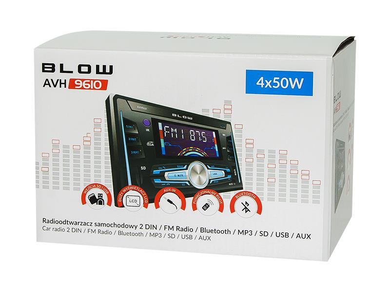 BLOW 78-278# Radio BLOW AVH-9610 2DIN automagnetola