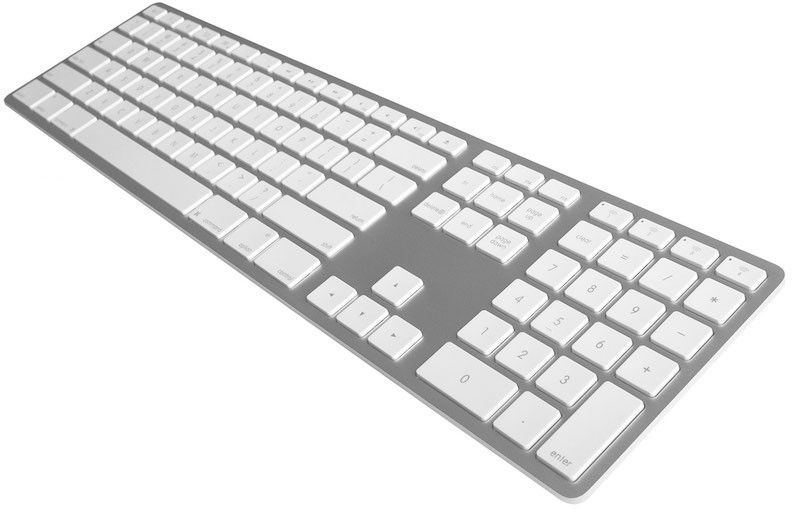 Matias Silver Wireless Silver UK Keyboard (FK418BTLSB-UK) klaviatūra