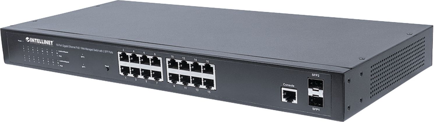Switch Intellinet Network Solutions Gigabit PoE+ (561341) komutators