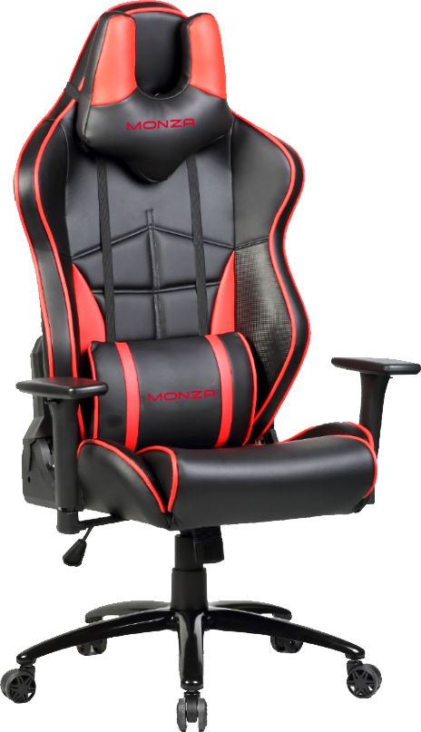 Fotel Omega VARR MONZA czerwony VGCM (5907595439527) datorkrēsls, spēļukrēsls
