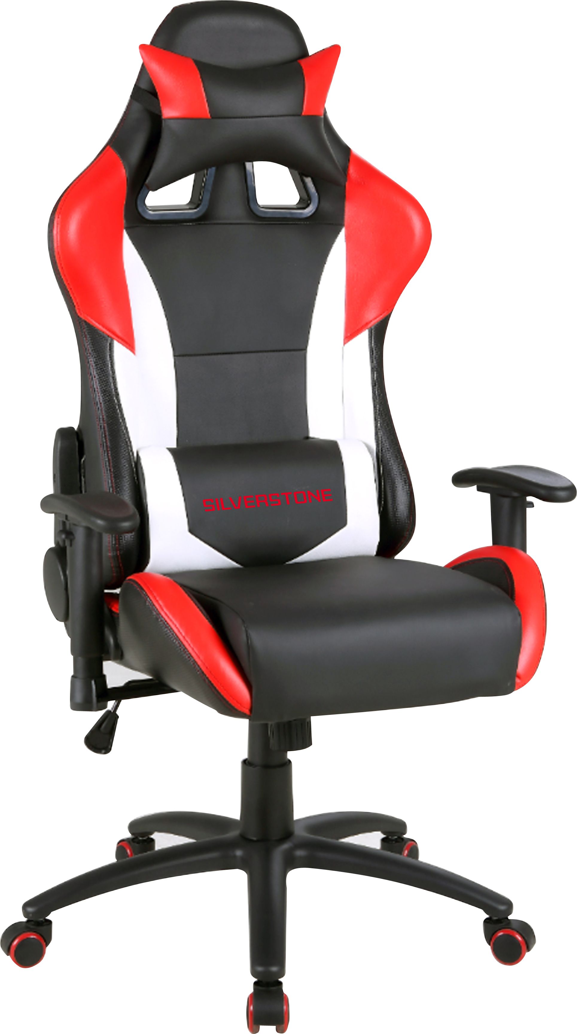 Fotel Omega VARR SILVERSTONE czerwony VGCS1 (5907595439558) datorkrēsls, spēļukrēsls