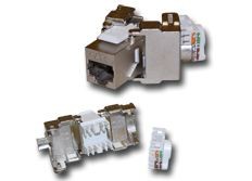 A-LAN Keystone Module 5 e STP RJ45 without tool kabelis, vads