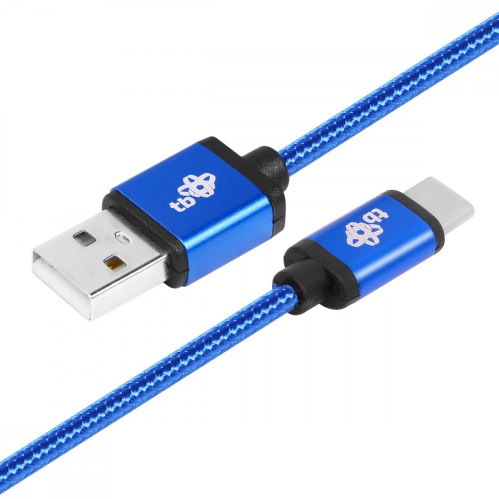 USB - USB C cable 1.5 m navy blue USB kabelis