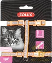 Zolux Szelki nylon regul. SHINY kol. pomaranczowy 6107005 (3336027200244) piederumi kaķiem