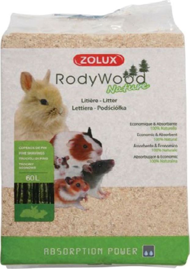 Zolux Podsciolka RodyWood Nature 60 l/4 kg 6106791 (3336022120165)