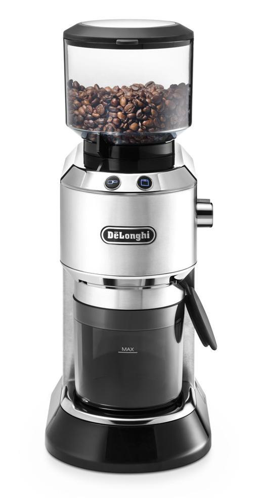 Delonghi Coffee Grinder  KG520M DEDICA Inox/ black, 150 W, 350 g, Number of cups 14 pc(s) Kafijas dzirnaviņas