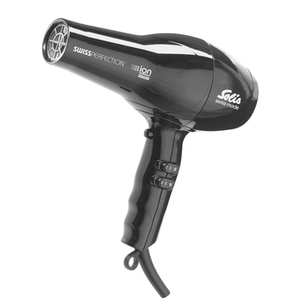 SOLIS Hair Dryer Swiss Perfection  Ionic function, 2300 W, Black 7611210968672 Matu fēns