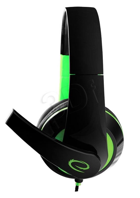 ESPERANZA EGH300G stereo headset with microphone for games - CONDOR - GREEN austiņas