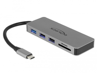 DELOCK USB Type-C Docking station 4K kabelis, vads