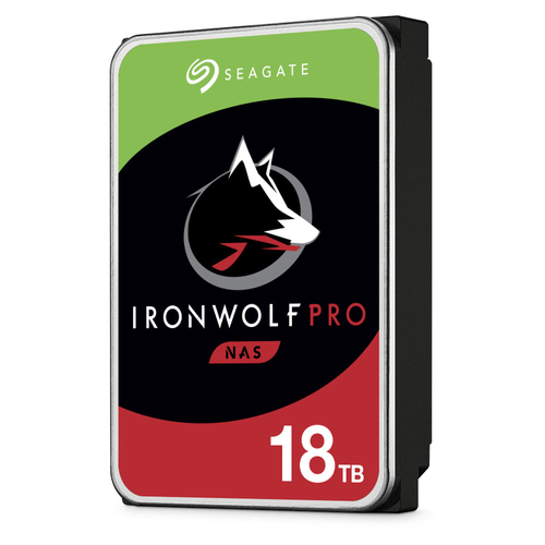 Seagate IronWolf Pro ST18000NE000 - hard drive - 18 TB - SATA 6Gb/s cietais disks