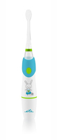 ETA Toothbrush for kids ETA071090000 Sonetic, Electric, Rechargeable, Sonic technology, Number of brush heads included 2, White/Light blue 8 mutes higiēnai