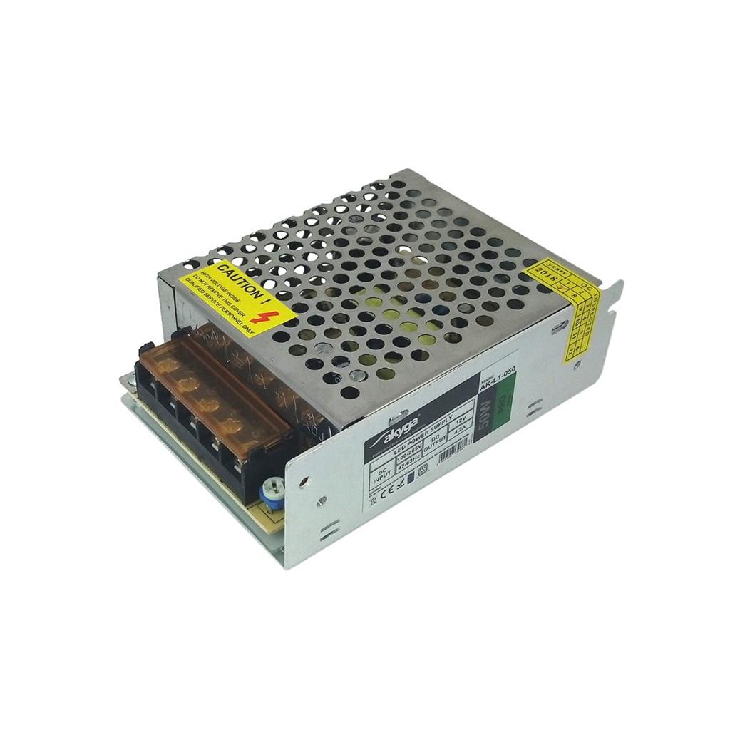 Akyga Impulse LED power supply AK-L1-050 12V / 4.2A / 50W / 100-265V / IP20 Barošanas bloks, PSU