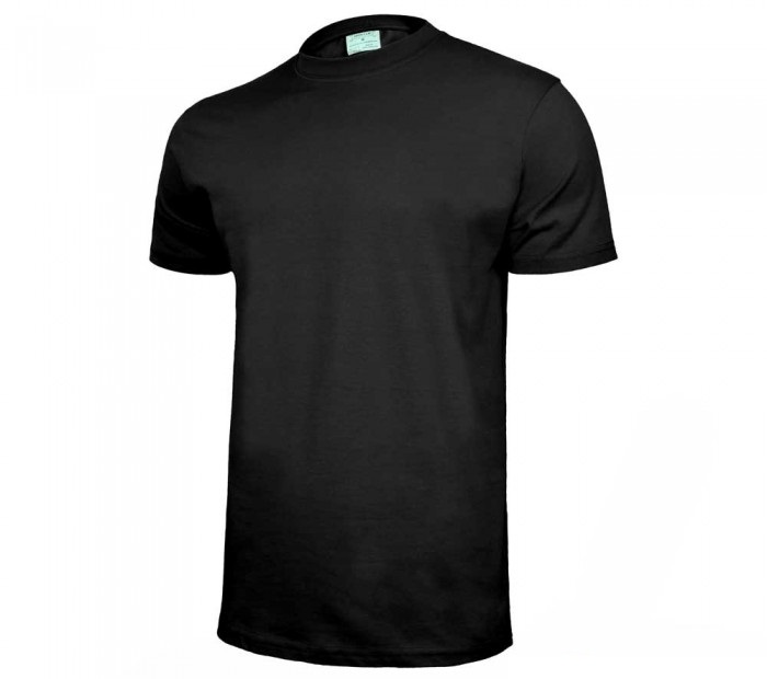 T-krekls kokvilnas melns M