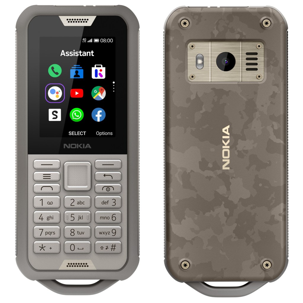 Nokia 800 Tough Dual-SIM sand Mobilais Telefons