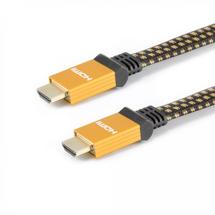 Sbox  HDMI-HDMI 2.0 Male/Male 1.5m HQ 100% Bakar HDMI20-HQ-15 USB kabelis