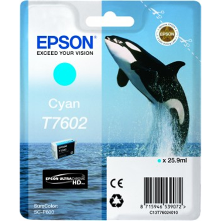 Ink Epson Singlepack Cyan | SureColor SC-P600 kārtridžs