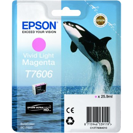 Ink Epson Singlepack Vivid Light Magenta | SureColor SC-P600 kārtridžs