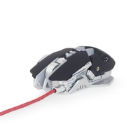 Programmable gaming mouse black-silver Datora pele