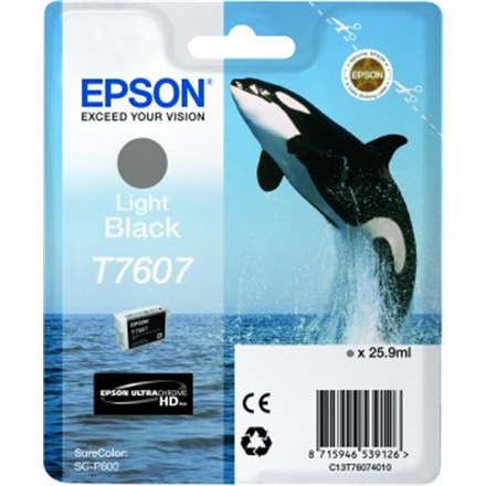Ink Epson Singlepack Light Black | SureColor SC-P600 kārtridžs