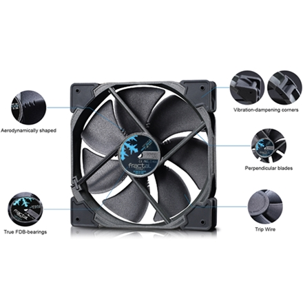 Fractal Design Venturi 140mm fan, PWM ventilators