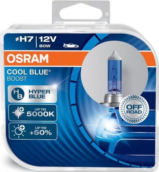 Osram Cool Blue Boost H7, 80W, 2 pc auto spuldze