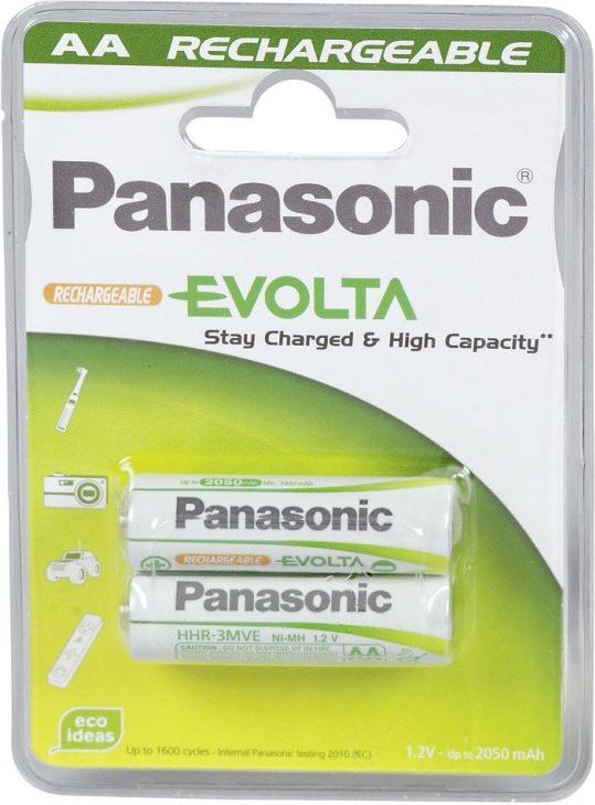 Panasonic Rechargeable EVOLTA AA P6E/2BC - Mignon UPS aksesuāri