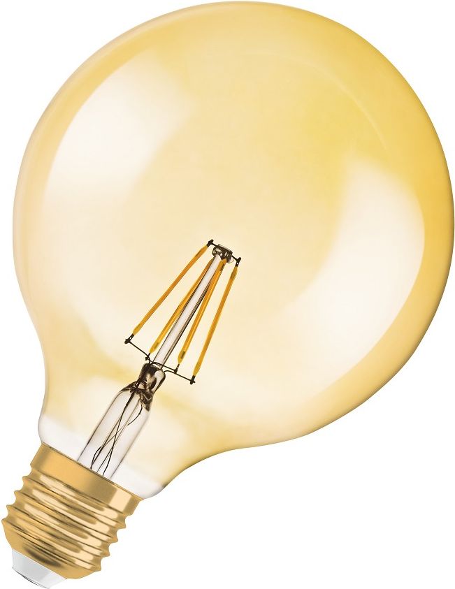 Osram Ledvance Vintage 1906 led cl globe125  fil gold 55 non-dim  7w/825 e27 apgaismes ķermenis